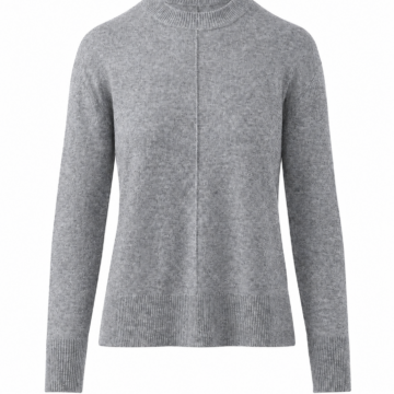 Grey Crew Neck Fleece Sweatshirt