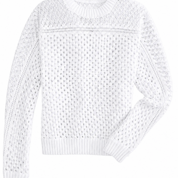 Charcoal Gray Crew Neck Pullover Sweater