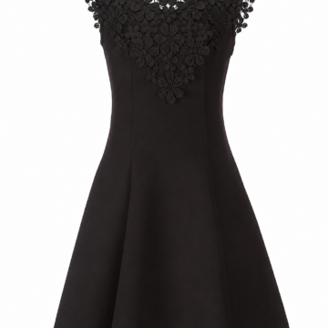 A-Line Floral Print Dress with Pockets