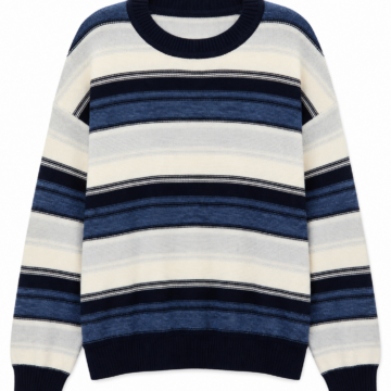 Olive Green Crew Neck Knit Sweater