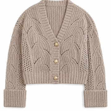 Black Mock Neck Ribbed Sweater