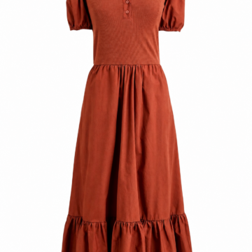 Red Knit Sweater Dress
