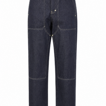 Classic Blue Straight Leg Denim Jeans