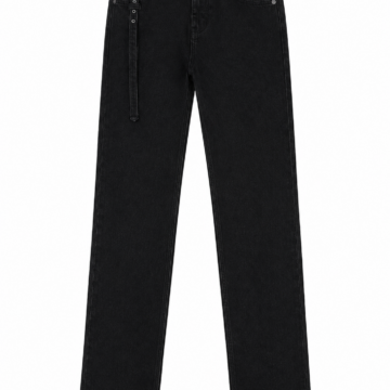 Black Relaxed Fit Jeans
