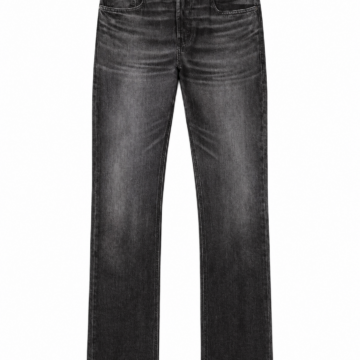 Relaxed Fit Black Jeans